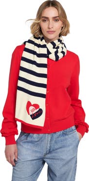 ELLE Collection Striped Scarf