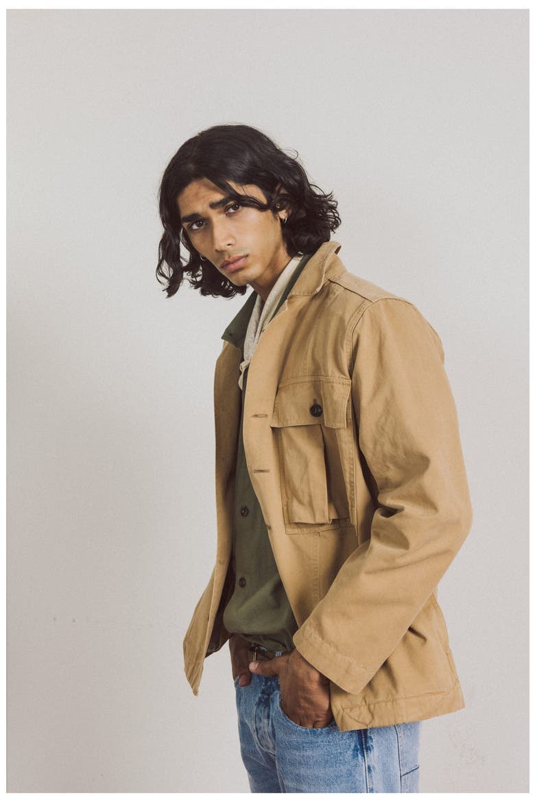 Solomons Canvas Cotton Overshirt, Alternate, color, MOU