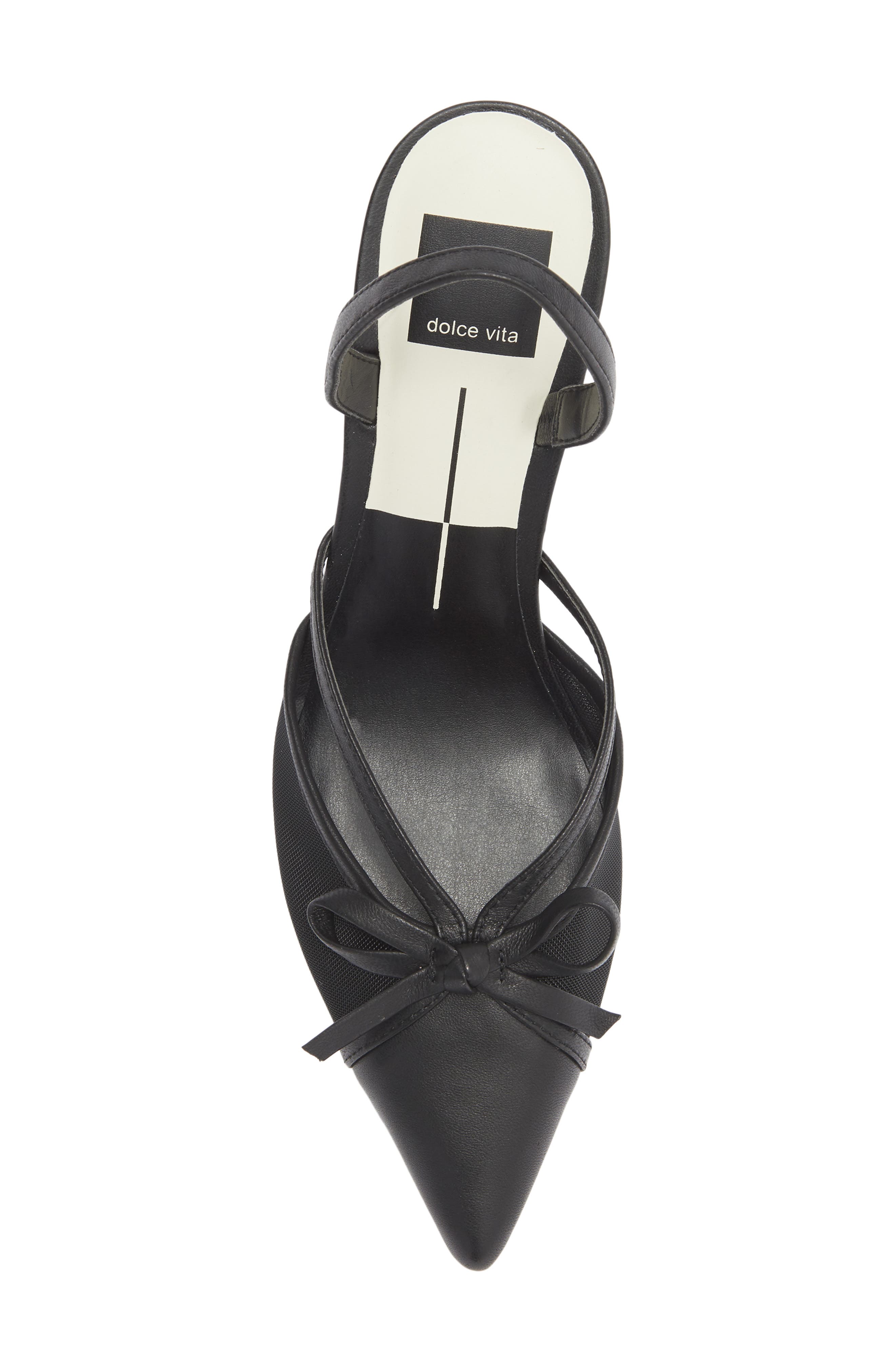 Dolce Vita Karine Slingback Pump, Alternate, color, Black Multi Mesh