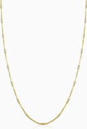 Oradina 14K Yellow Gold Vicenza Rolo Chain