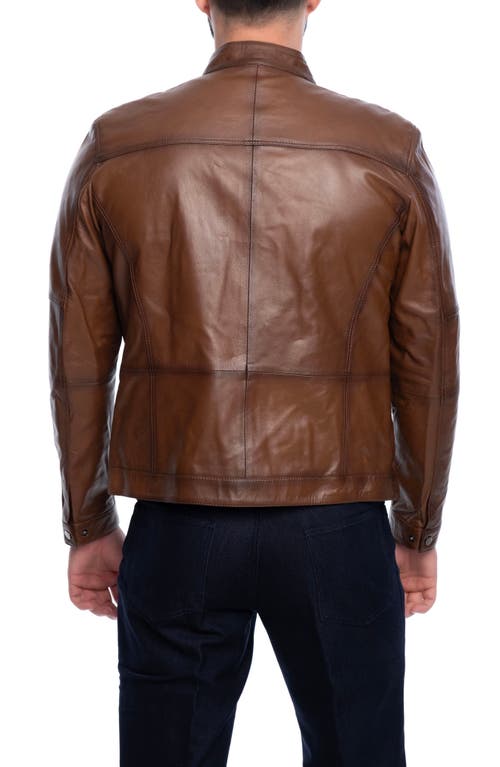 Vellapais Soft Leather Jacket In Brown