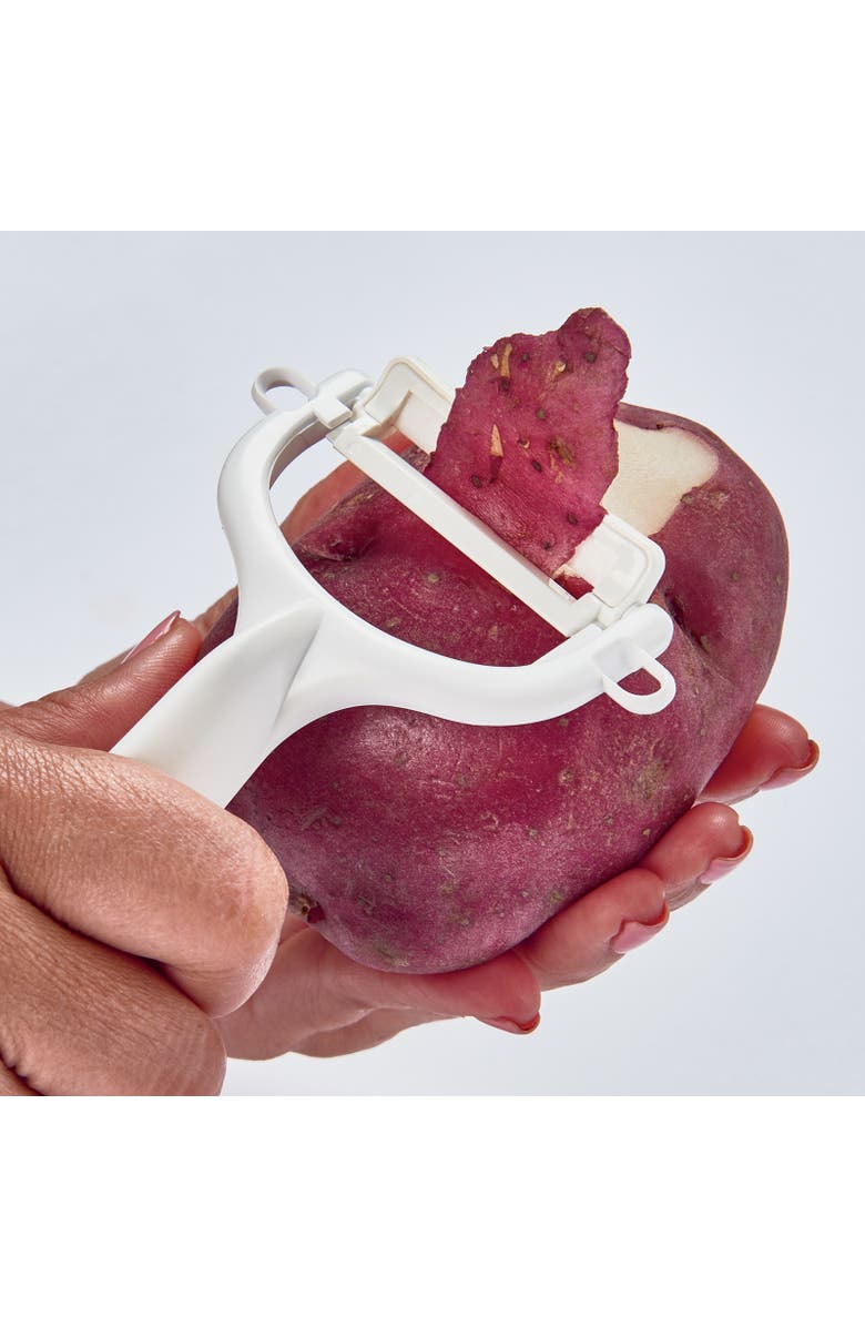 Kyocera Advanced Ceramic Horizontal Y Peeler, Alternate, color, White