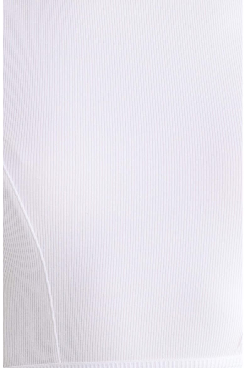 Ribbed Cotton Blend Tank, Alternate, color, BLANC