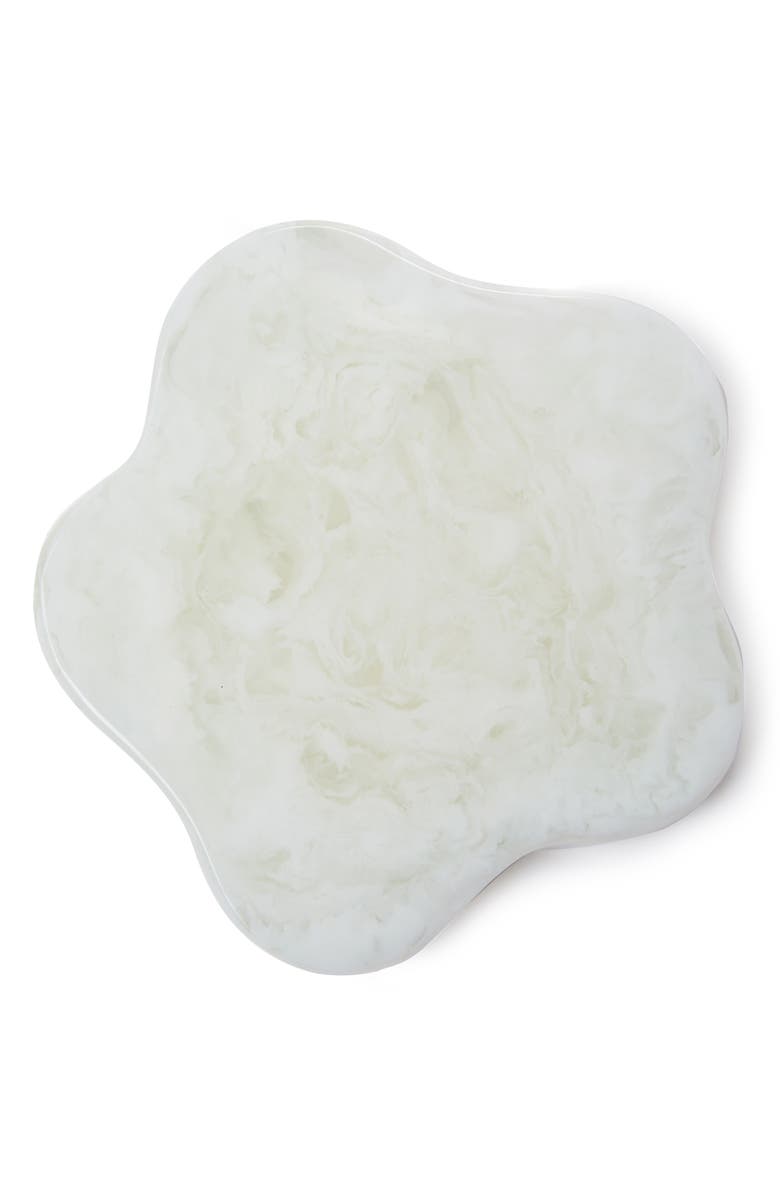 The Conran Shop Pamana Marbled Flower Coaster, Main, color, 