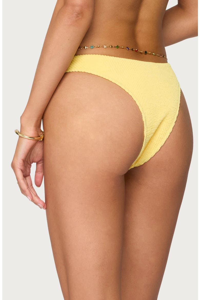 Oasis Scrunch Bikini Bottoms, Alternate, color, YELLOW