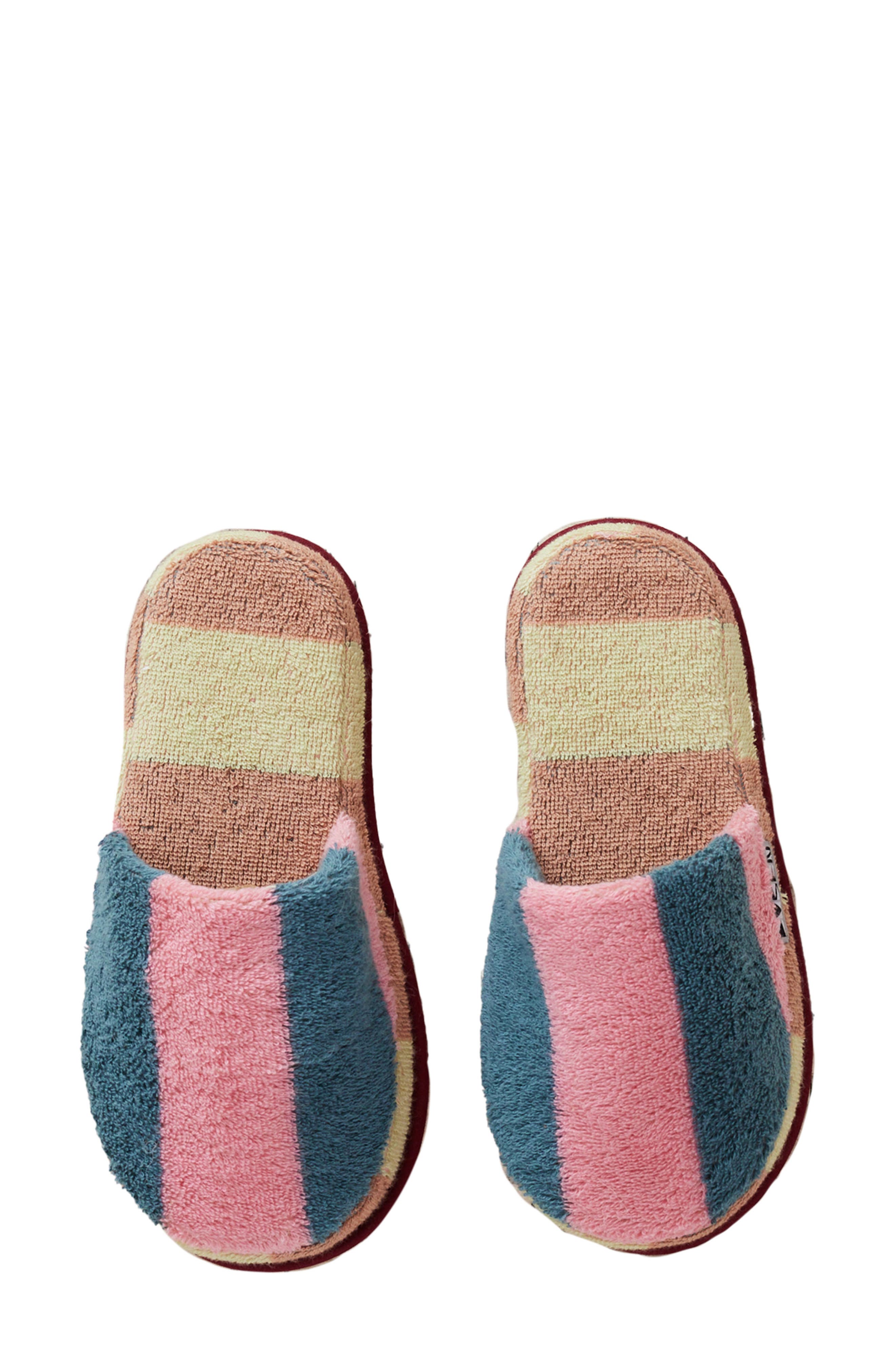 Dusen Dusen Martine Stripe Terry Slipper, Alternate, color, 