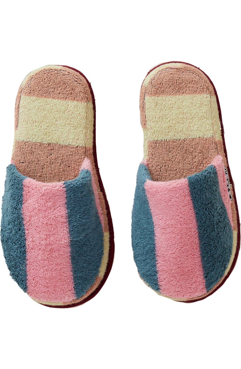 Dusen Dusen Martine Stripe Terry Slipper, Alternate, color,