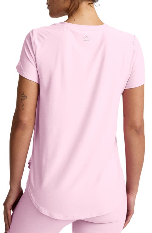 Beyond Yoga On The Down Low T-shirt In Pink