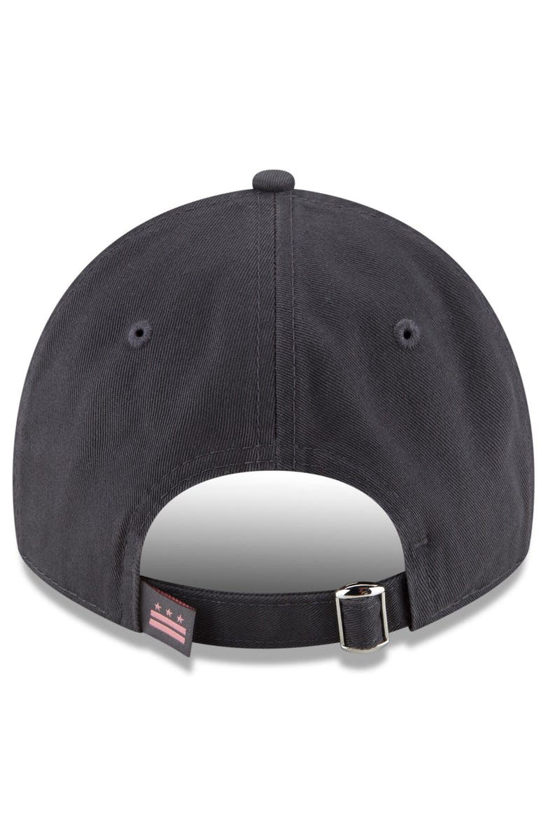 New Era Men's New Era Graphite Washington Nationals 2022 City Connect 9TWENTY Adjustable Hat, Alternate, color, 