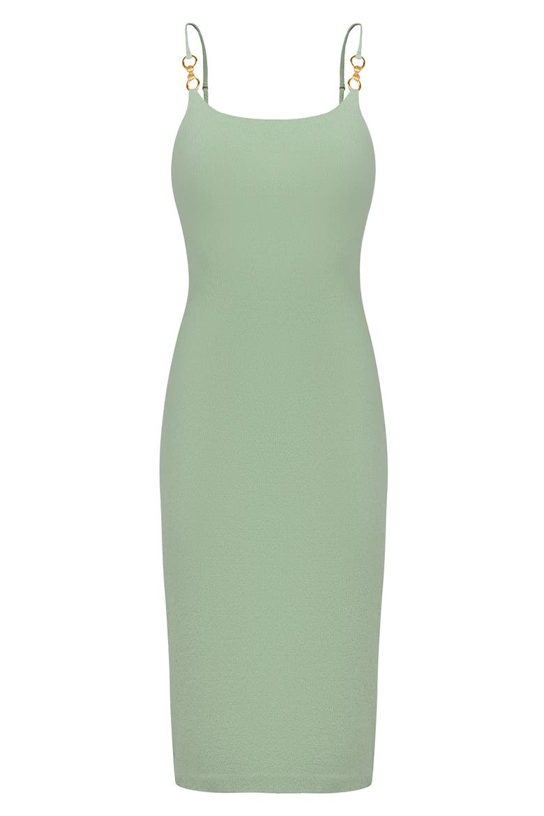 Lilian Cover-Up Midi Dress, Alternate, color, GREEN