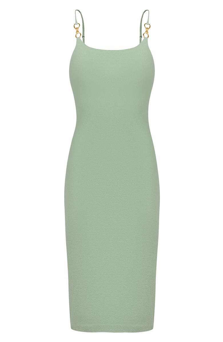 ViX Paula Hermanny Lilian Cover-Up Midi Dress, Alternate, color, Green