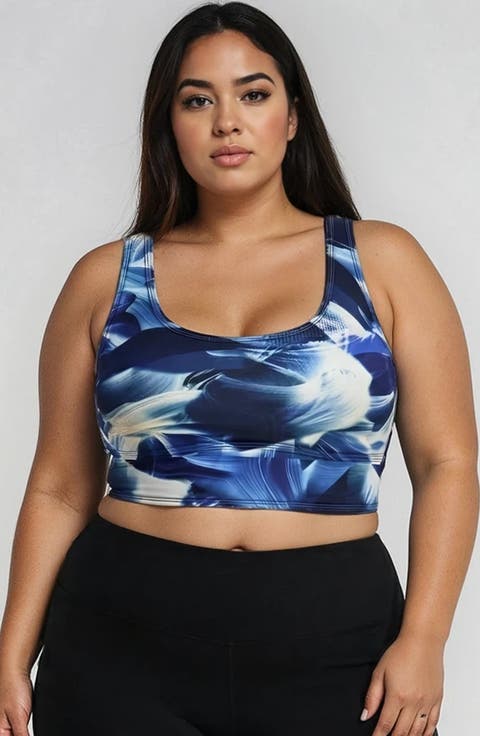 Plus Size Longline Swim Bra