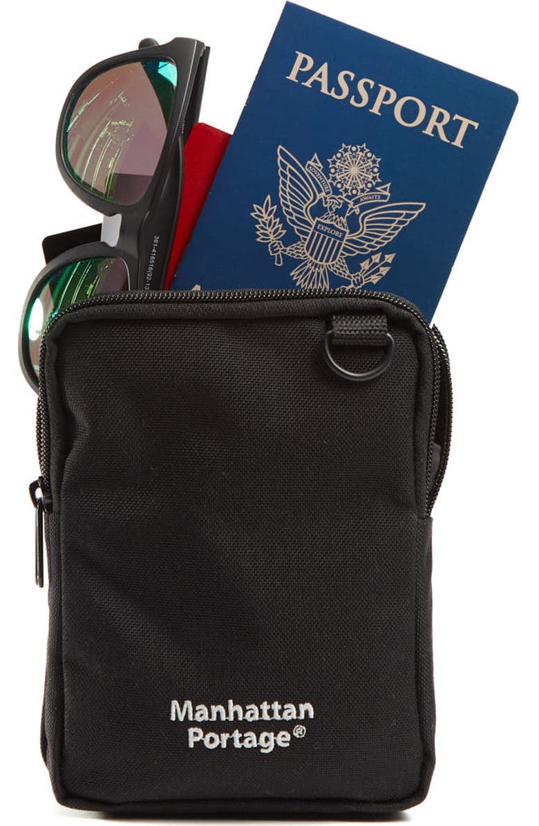 Manhattan Portage Twin Cities Bag, Alternate, color, Black