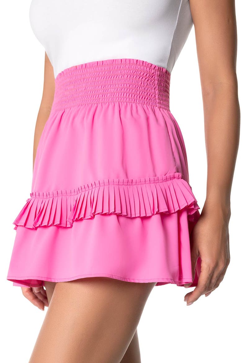 Charlotte Bay Ruffle Skirt, UPF 50+ Sun Protection, Alternate, color, Tulip Pink