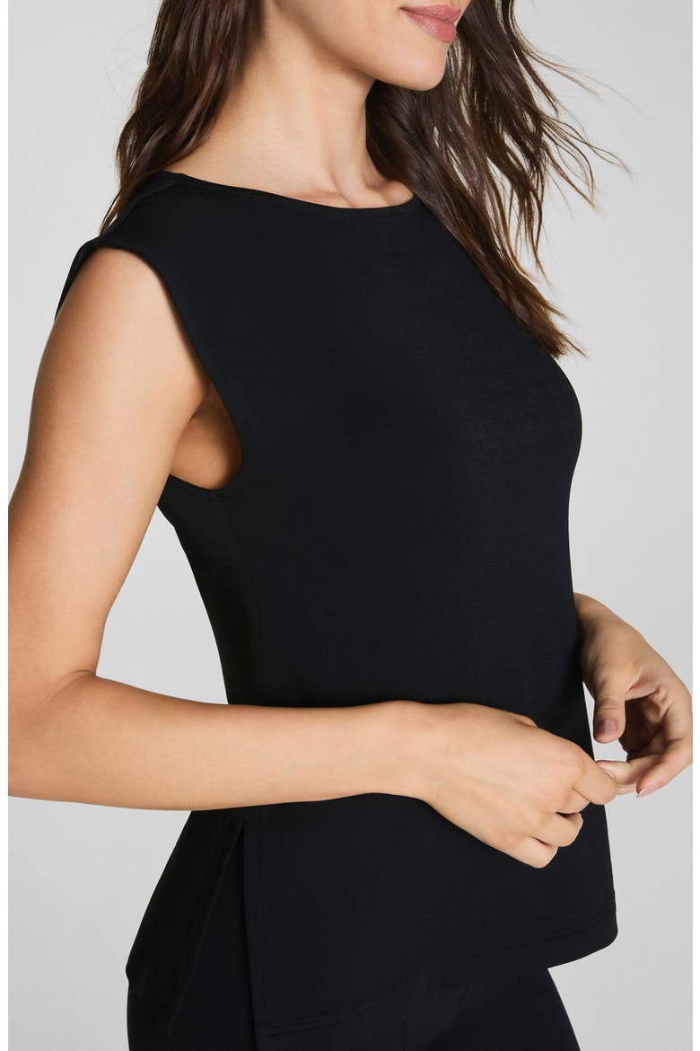 Sleek Jersey Top, Alternate, color, CLASSIC BLACK