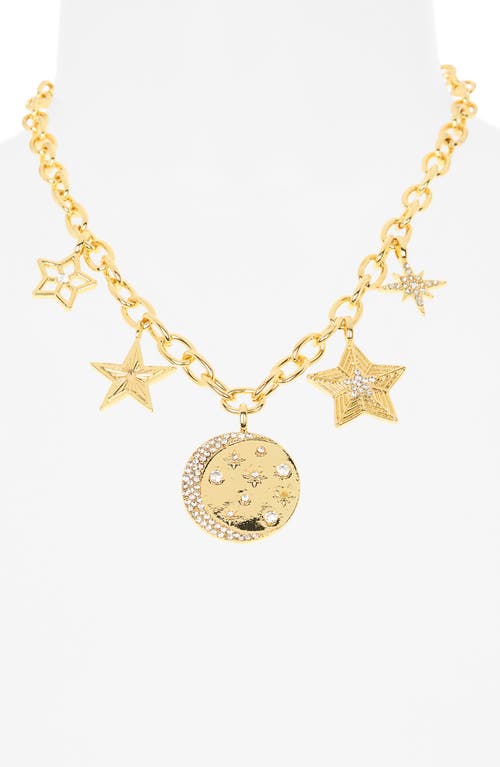 Baublebar Pavé Cz Celestial Charm Necklace In Gold