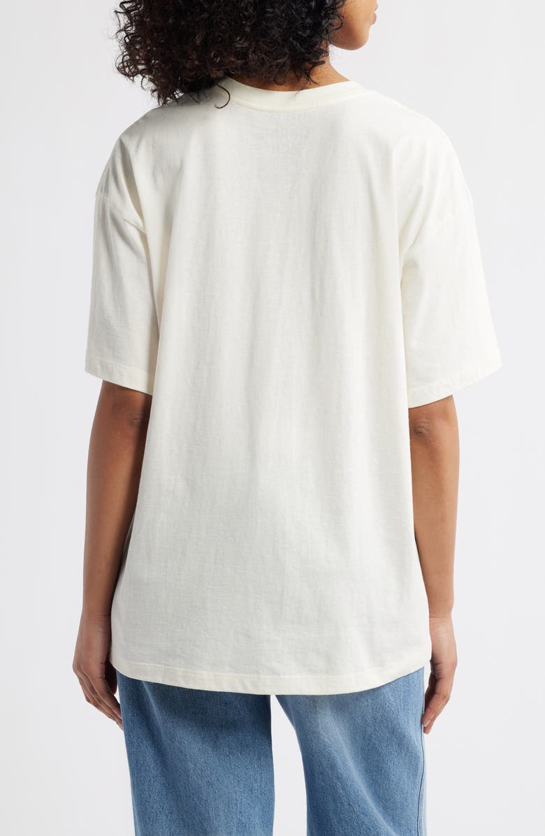 GOLDEN HOUR Tropical Island Luggage Tag Graphic T-Shirt, Alternate, color, 