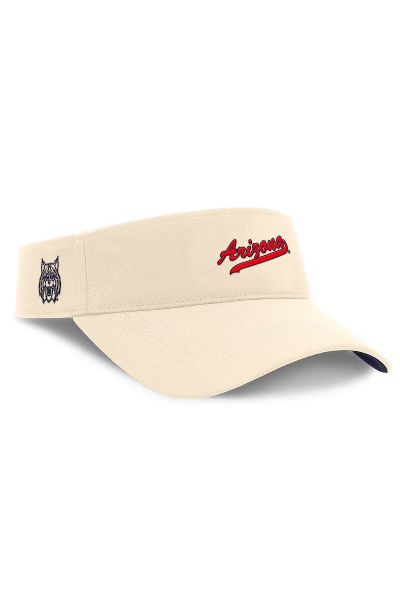 Nike Men's Nike Natural Arizona Wildcats Primetime Ace Adjustable Visor, Main, color, Natural