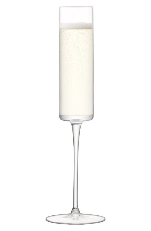 Lsa Otis Set Of 2 Champagne Flutes In Transparent
