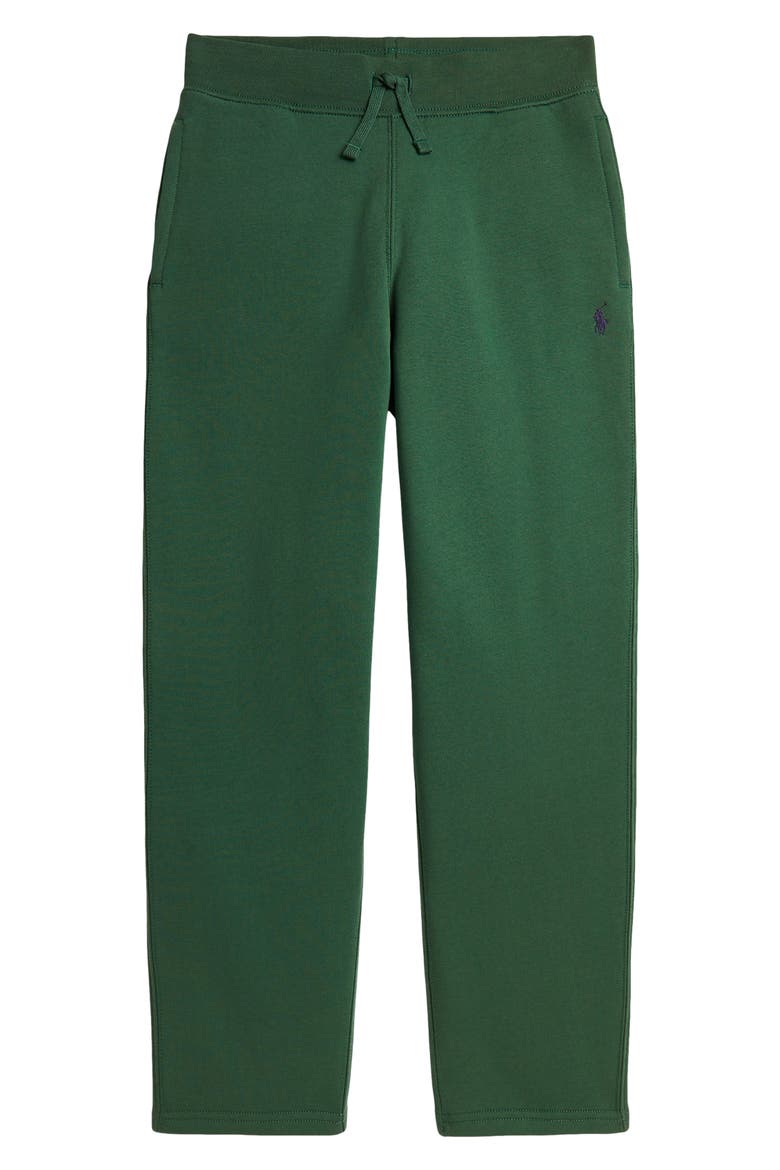 Kids' Cotton Blend Fleece Pants, Main, color, VERANO GREEN