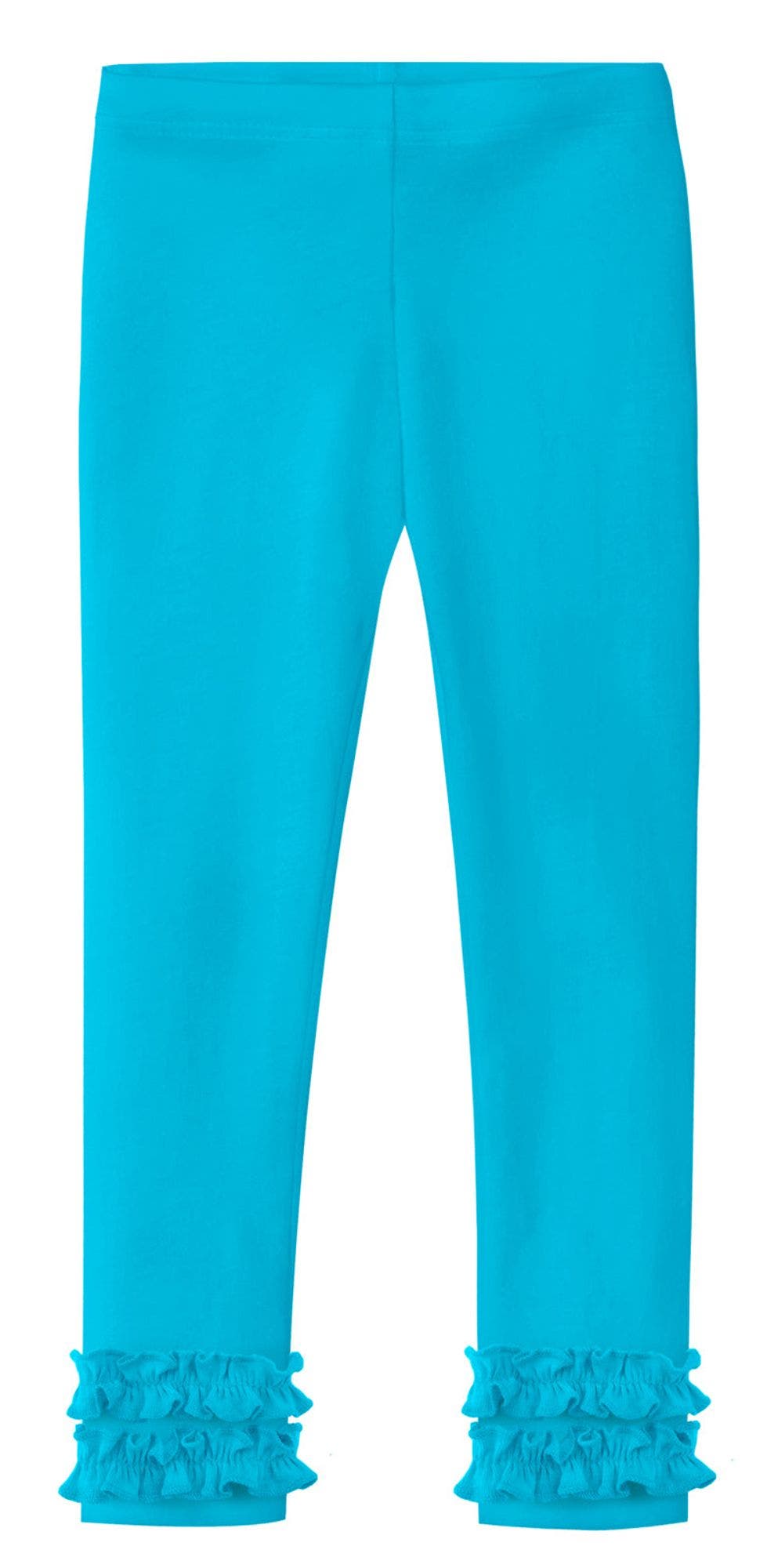 CITY THREADS Girls Soft 100% Cotton Ruffle Leggings | Nordstrom