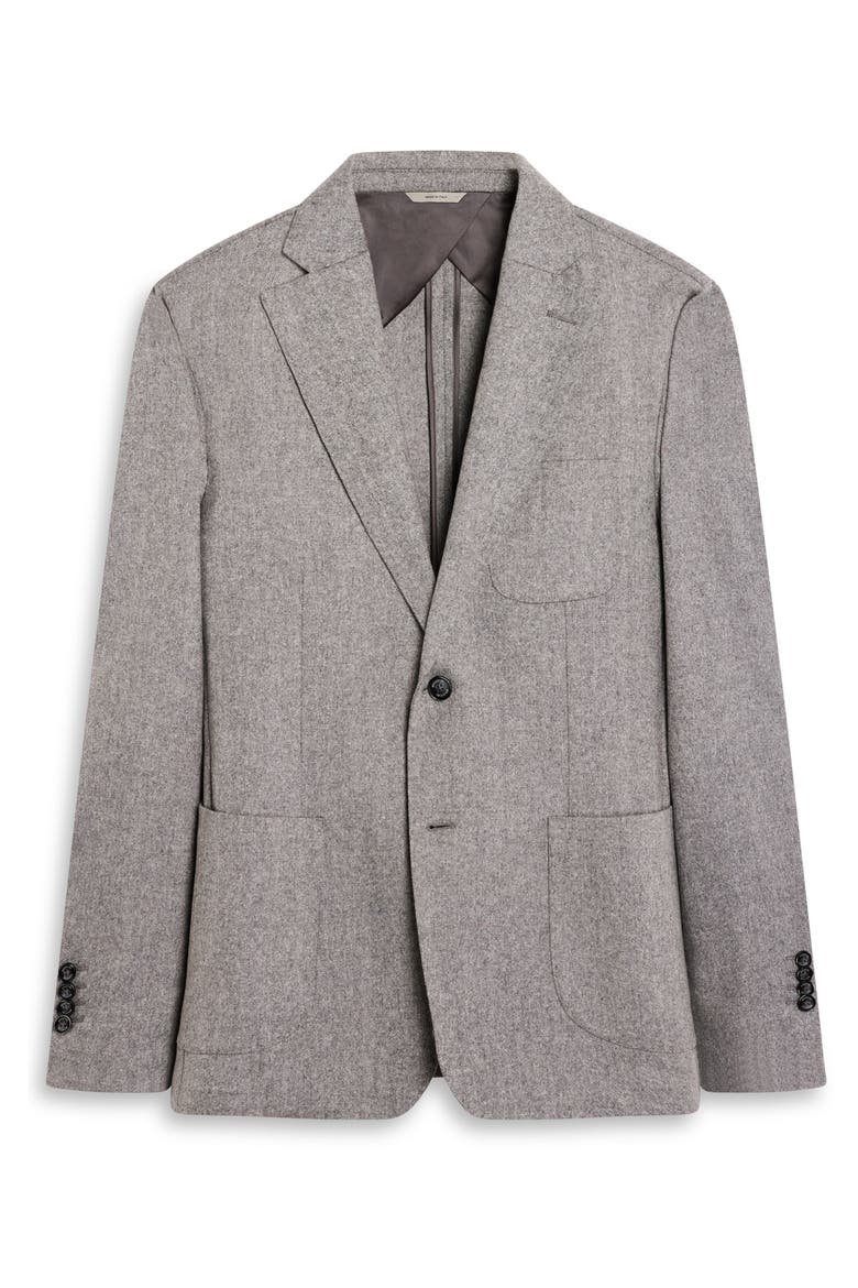 Wool Blend Sport Coat, Alternate, color, GREY STONE