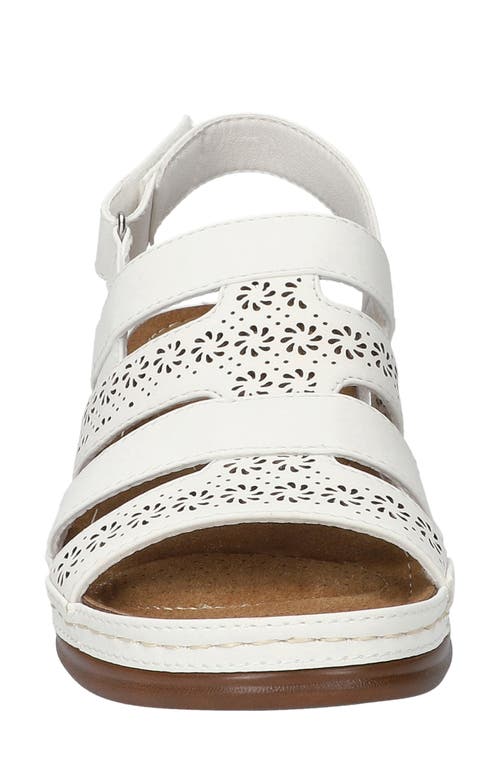 EASY STREET EASY STREET ALEXI SLINGBACK PLATFORM WEDGE SANDAL 