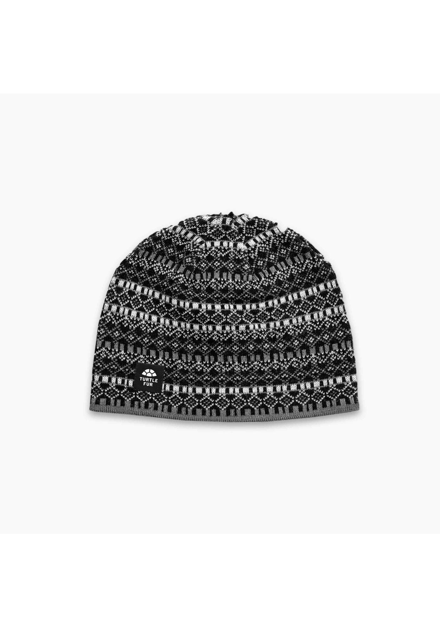Turtle Fur Franz Merino Wool Beanie In Black