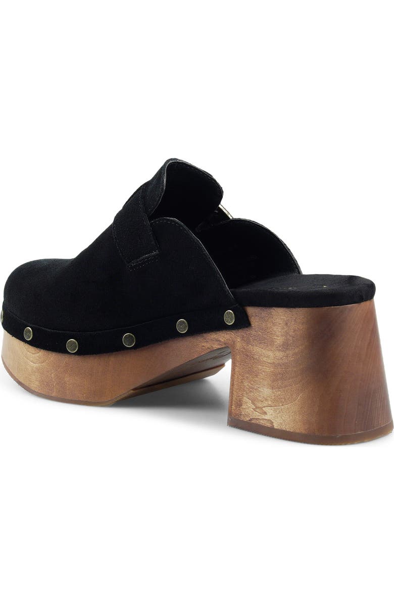 Candie's Booyah Platform Clog, Alternate, color, Black Suede