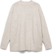 MANGO Crewneck Raglan Sleeve Sweater