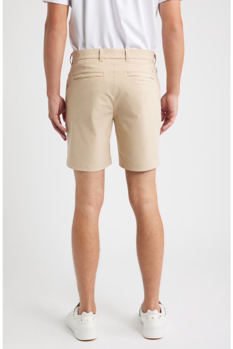 Helmsman Flat Front Golf Shorts, Alternate, color, HUMMUS
