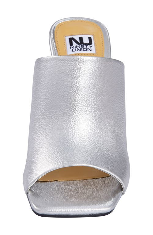 Ninety Union Rumba Slide Sandal In Silver