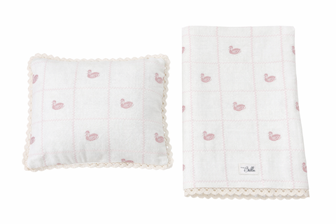 Girl Knit Blanket and Pillow Set (Baby)