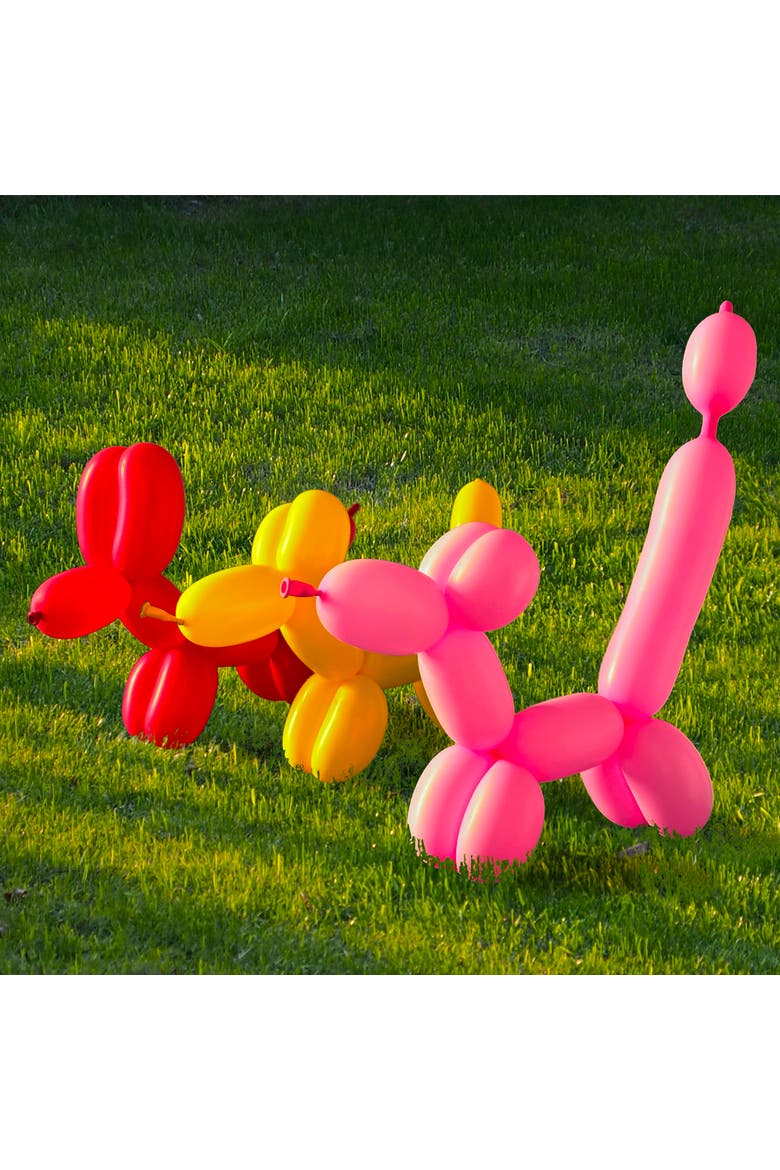 100Pack Long Balloons With Pump Twisting & Modeling Fun, Age 8+, Alternate, color, Multicolored