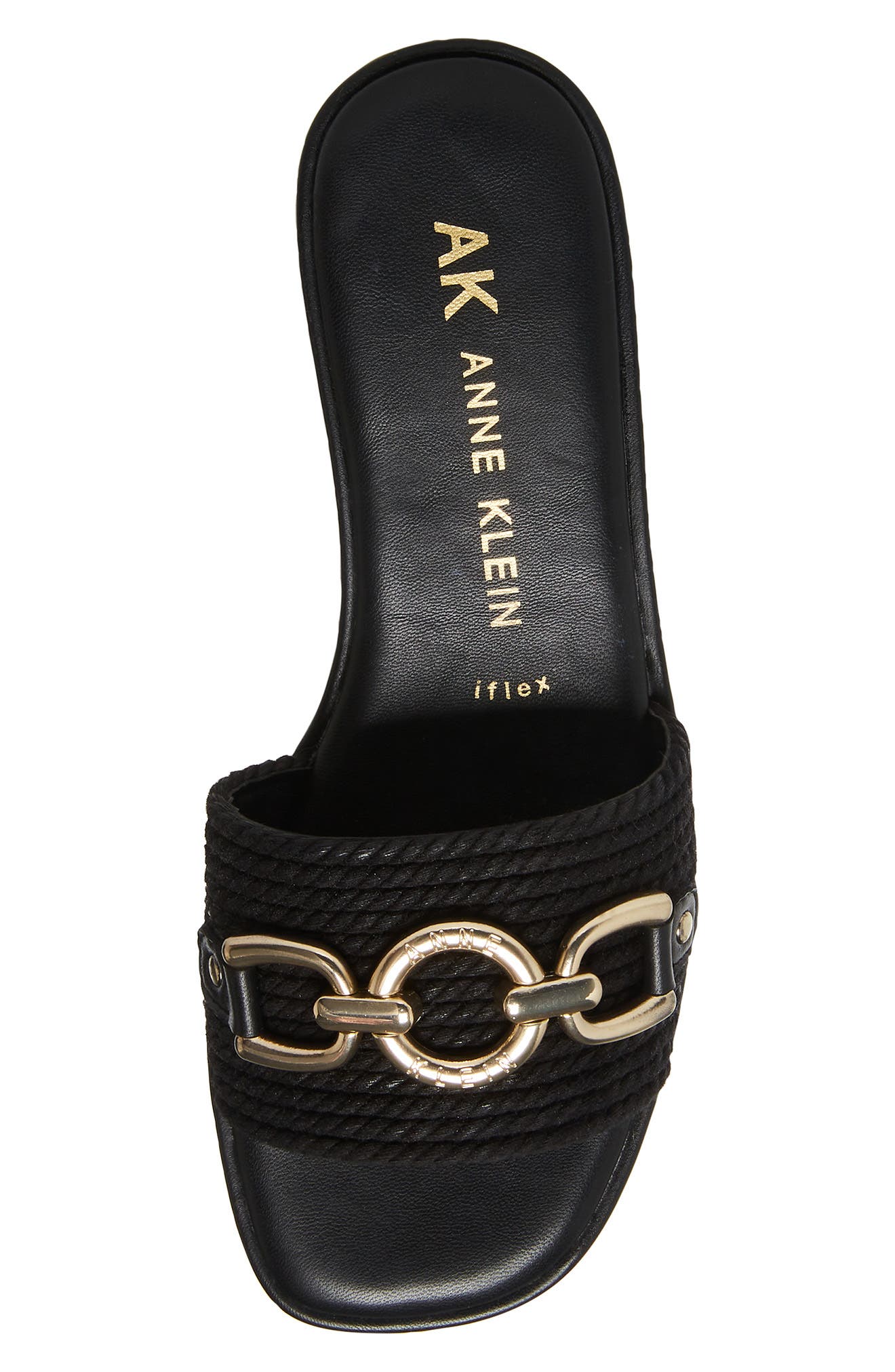 Anne Klein Tripp Chain Link Platform Sandal, Alternate, color, 