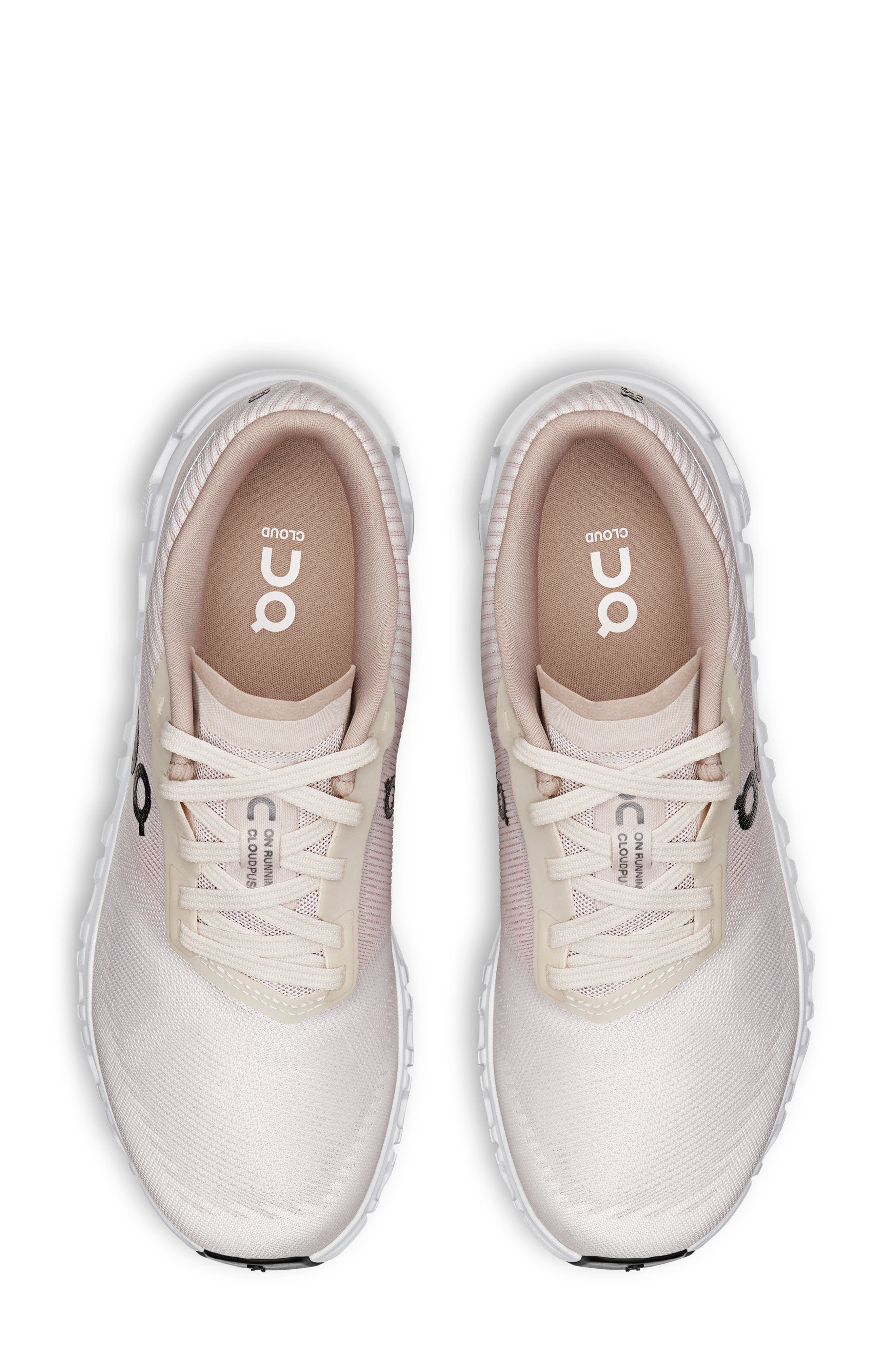 On Cloud 6 Push Sneaker, Alternate, color, Pearl/ Sandstone