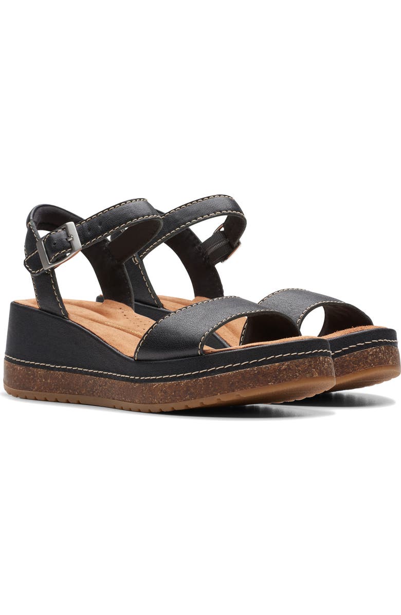 Clarks<sup>®</sup> Kassanda Lily Wedge Sandal, Main, color,