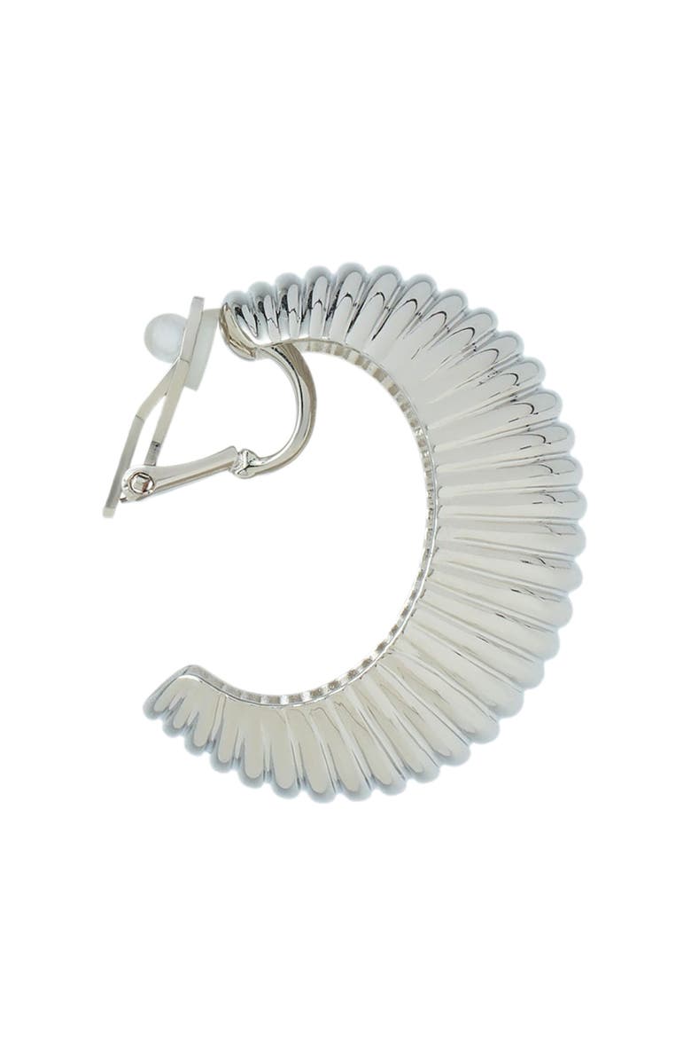 Lanvin Arpège xl Earrings, Alternate, color, Silver