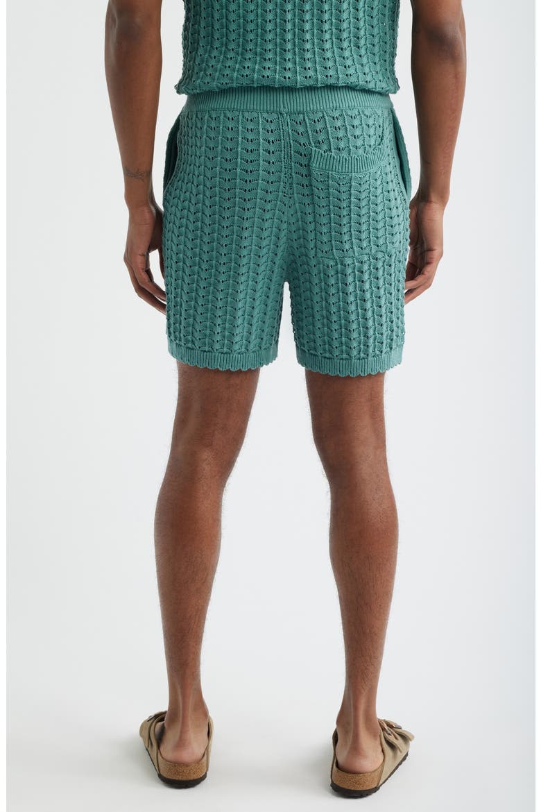 Salt Water Knit Shorts, Alternate, color, TEAL