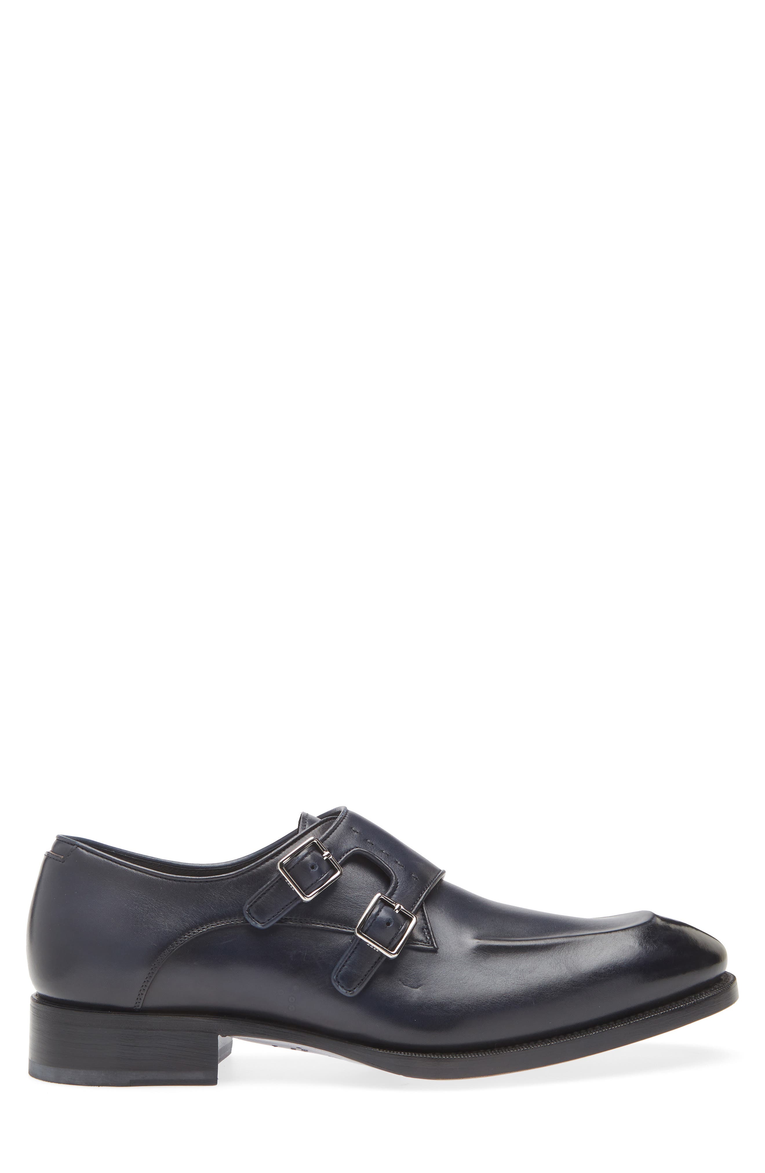BOSS Rill Double Monk Strap Shoe, Alternate, color, 