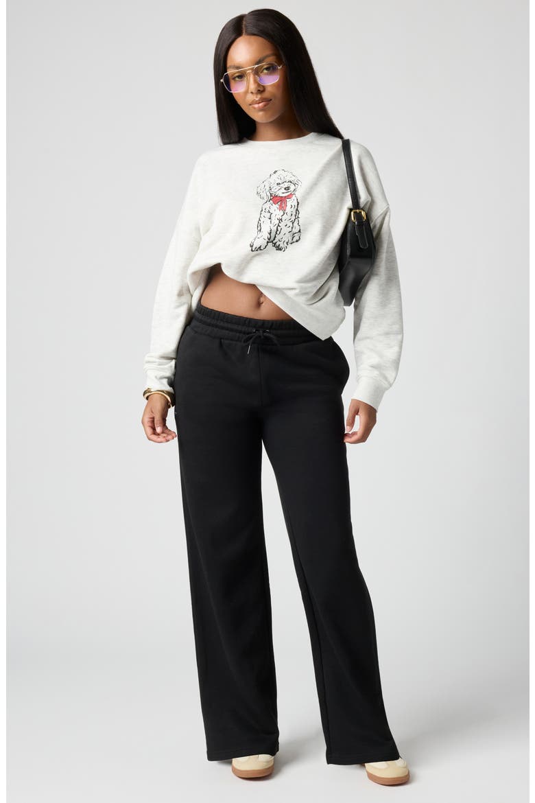 Cozy Crush Winnie Graphic Sweatshirt, Alternate, color, HEATHER ICE