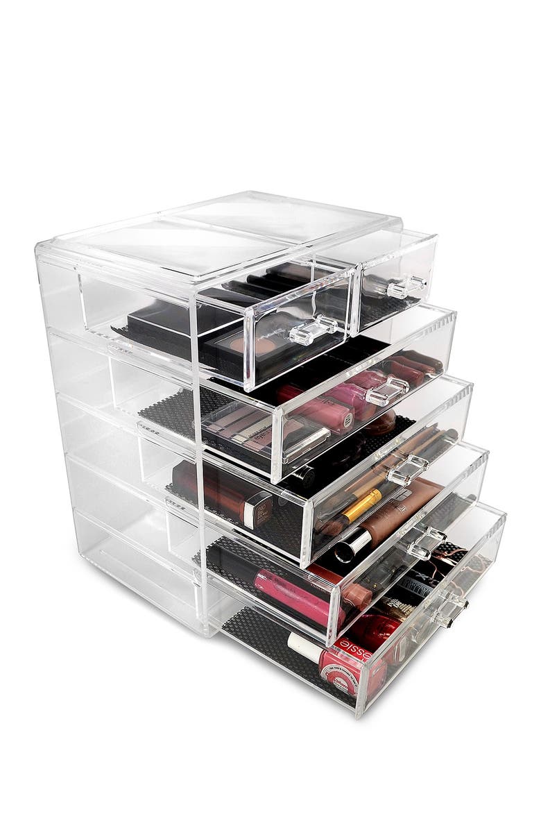 SORBUS Acrylic 6 Drawer Cosmetics Makeup & Jewelry Storage Case Display, Alternate, color,