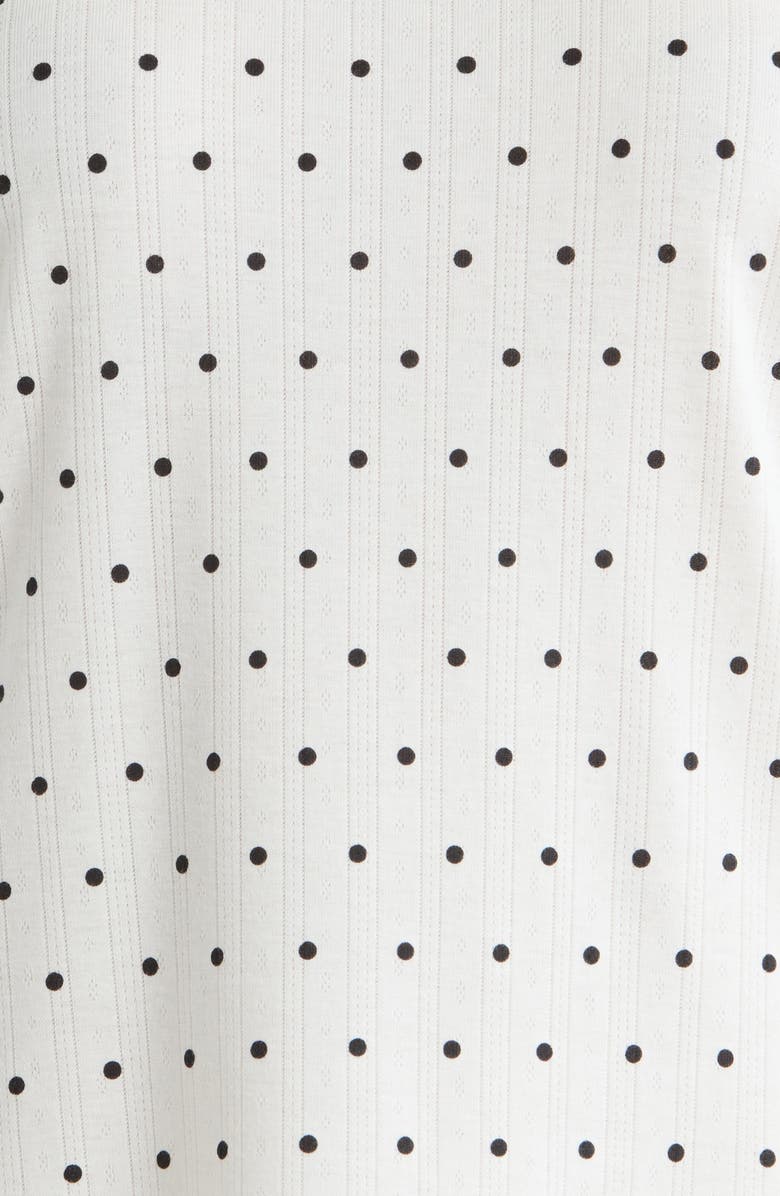 French Connection Print Pointelle Knit Pajamas, Alternate, color,