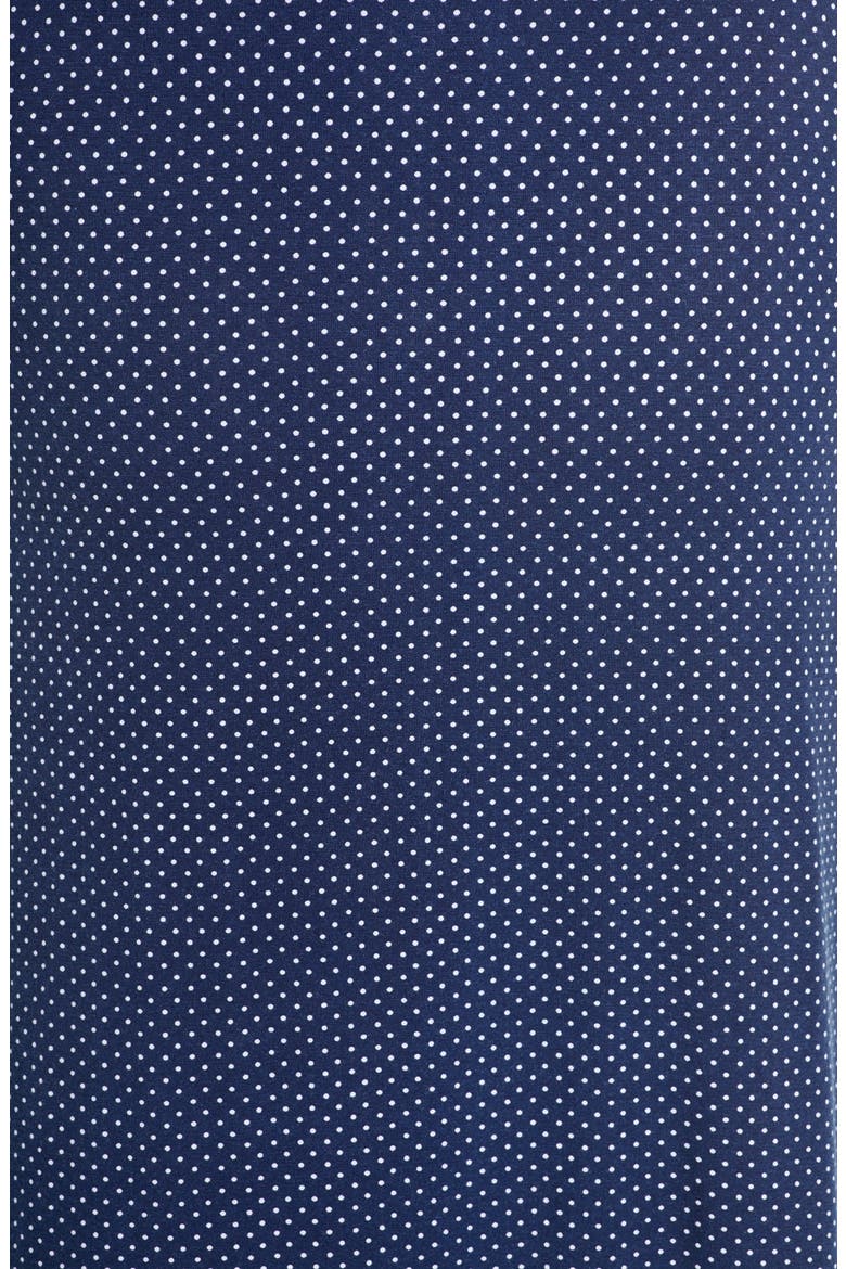 Roll Top Maxi Skirt, Alternate, color, NAVY/ IVORY