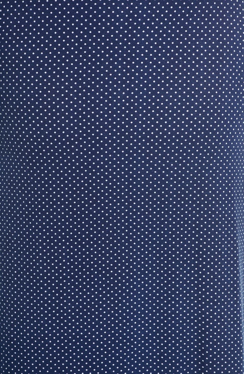 Loveappella Roll Top Maxi Skirt, Alternate, color, Navy/ Ivory