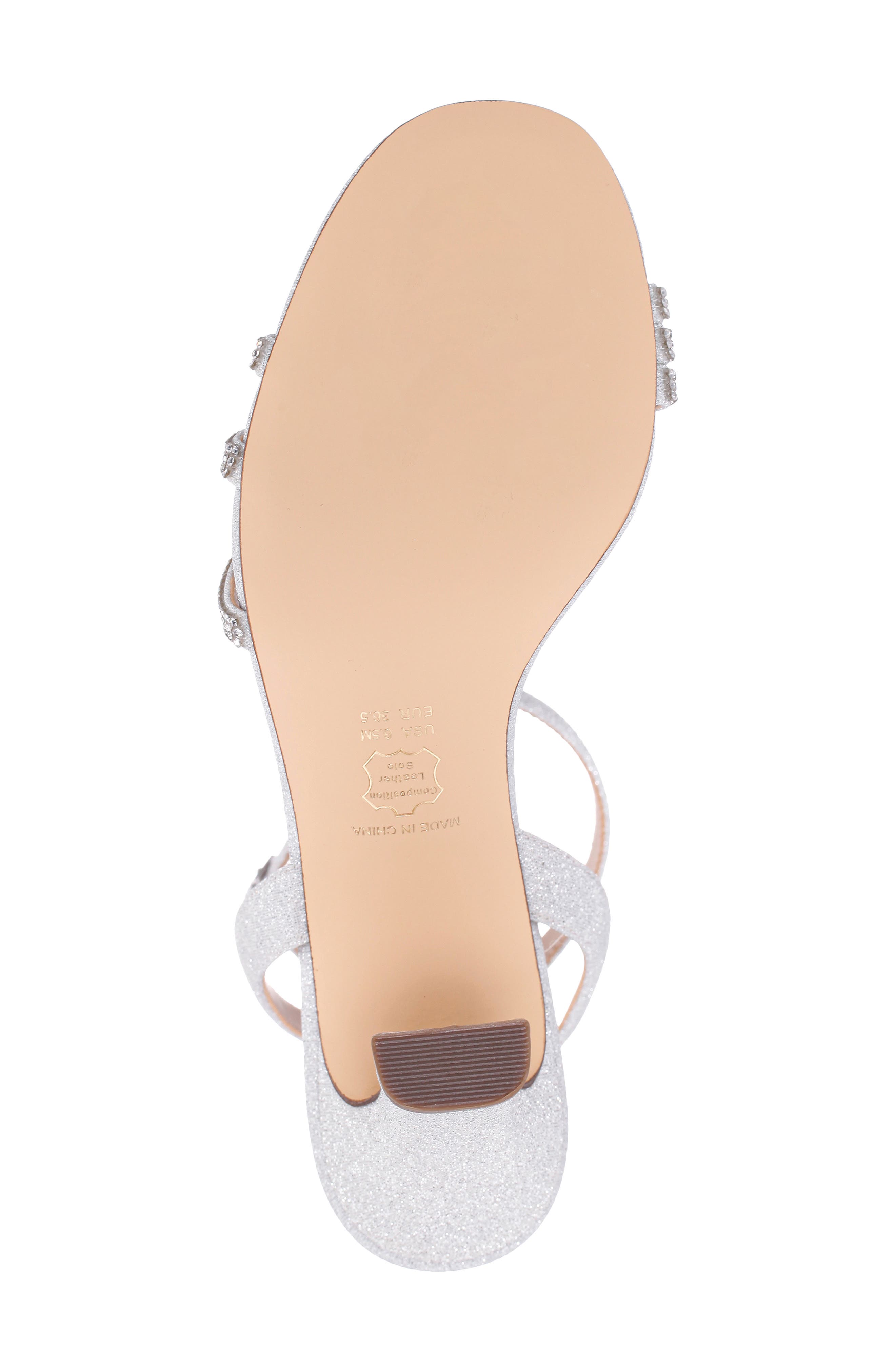 Alfreda Ankle Strap Sandal, Alternate, color, SILVER