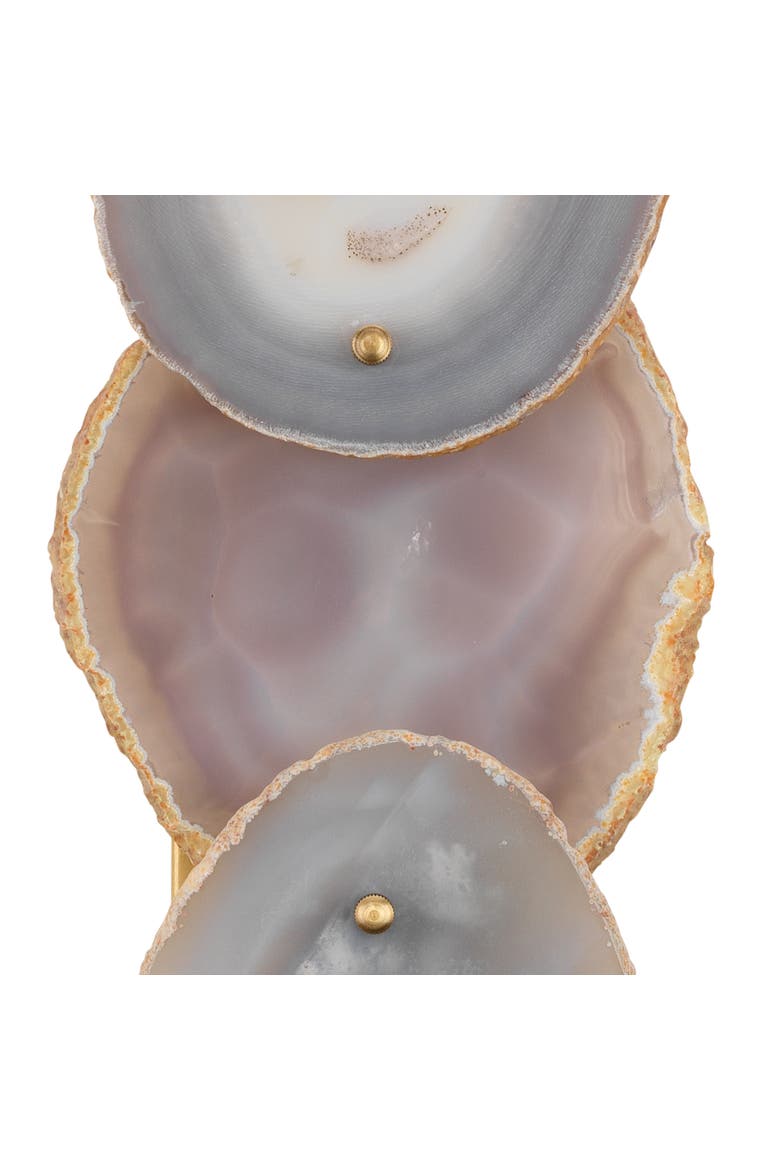 Trinity Wall Sconce, Agate, Alternate, color, Purple