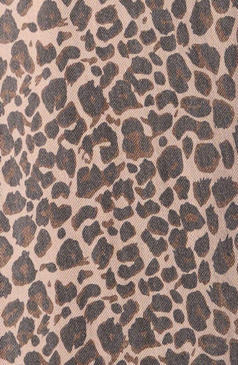 Vintage Havana Kids' Leopard Print Straight Leg Jeans, Alternate, color, 