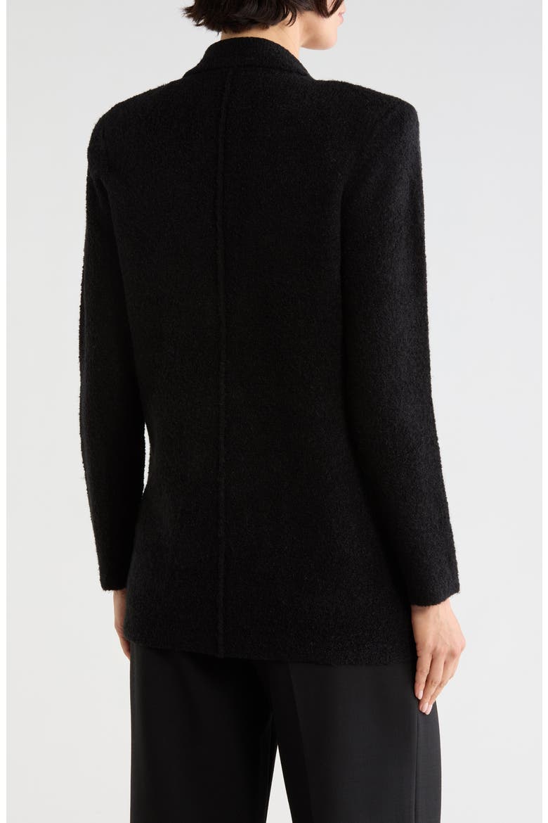 Eileen Boyfriend Knit Blazer, Alternate, color, BLACK/ CRYSTAL