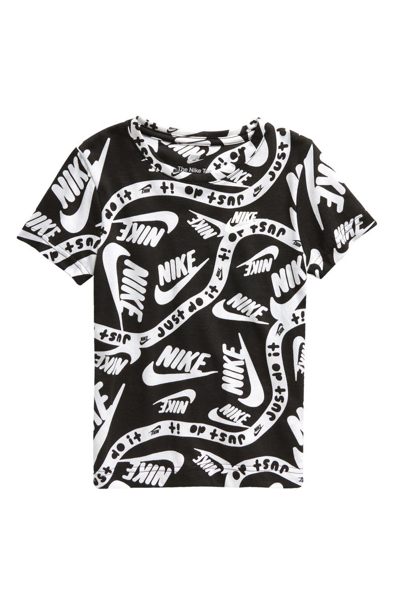Nike Kids' Mark Basics Print Cotton Blend T-Shirt, Main, color, 